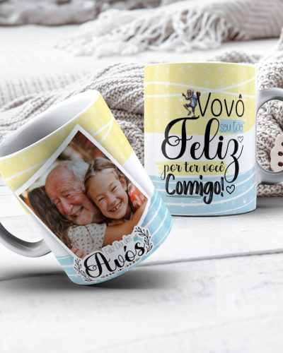 Arte para Caneca Dia dos Avós com Foto - Personalize (2)